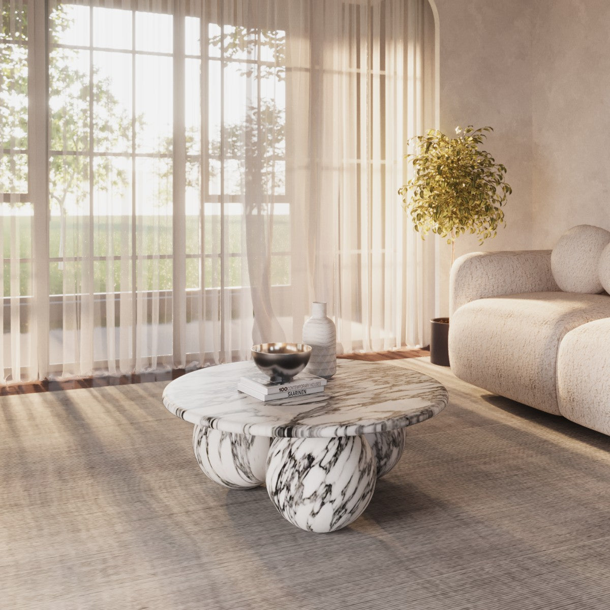 Marble Furniture | Globe Coffee Table