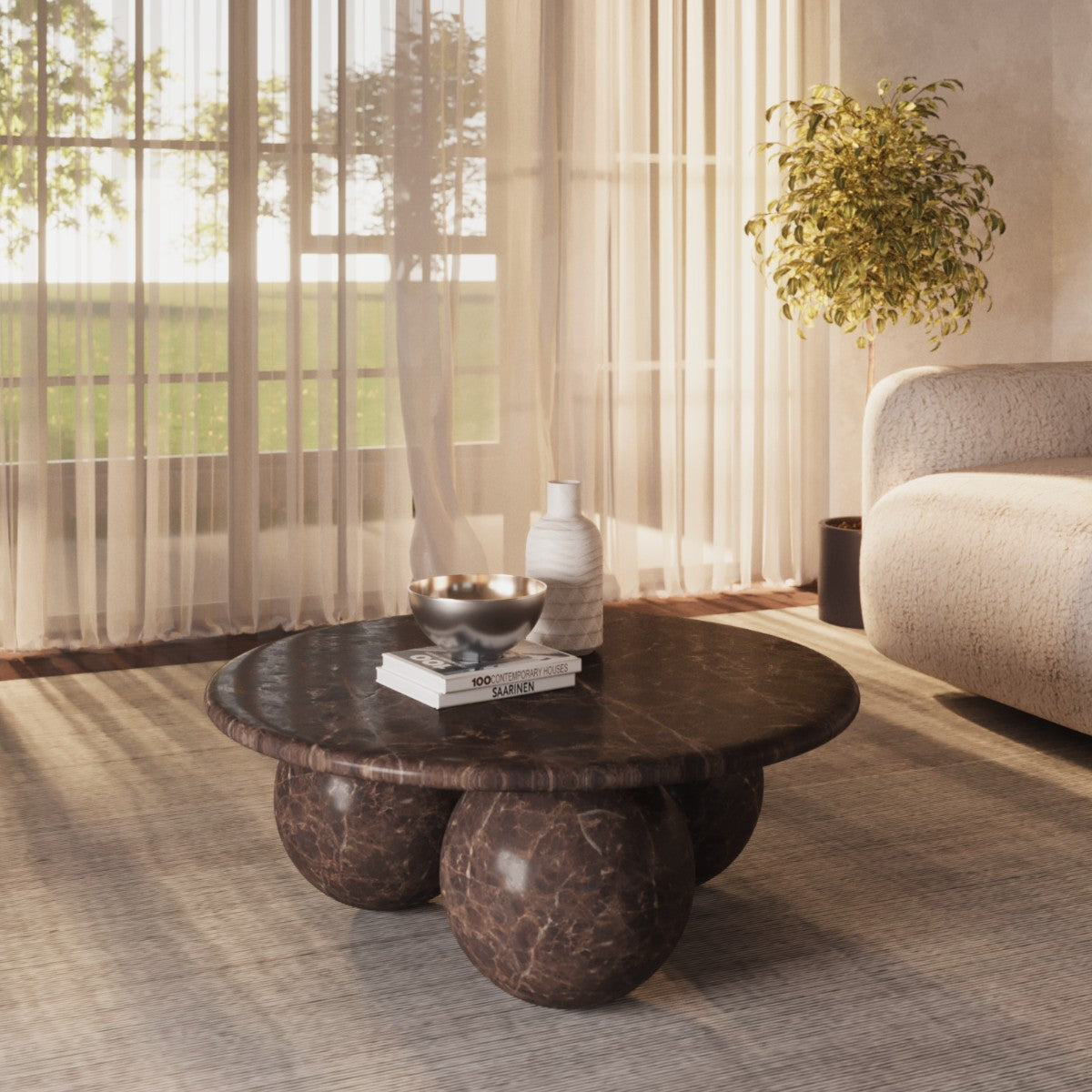 Marble Furniture | Globe Coffee Table
