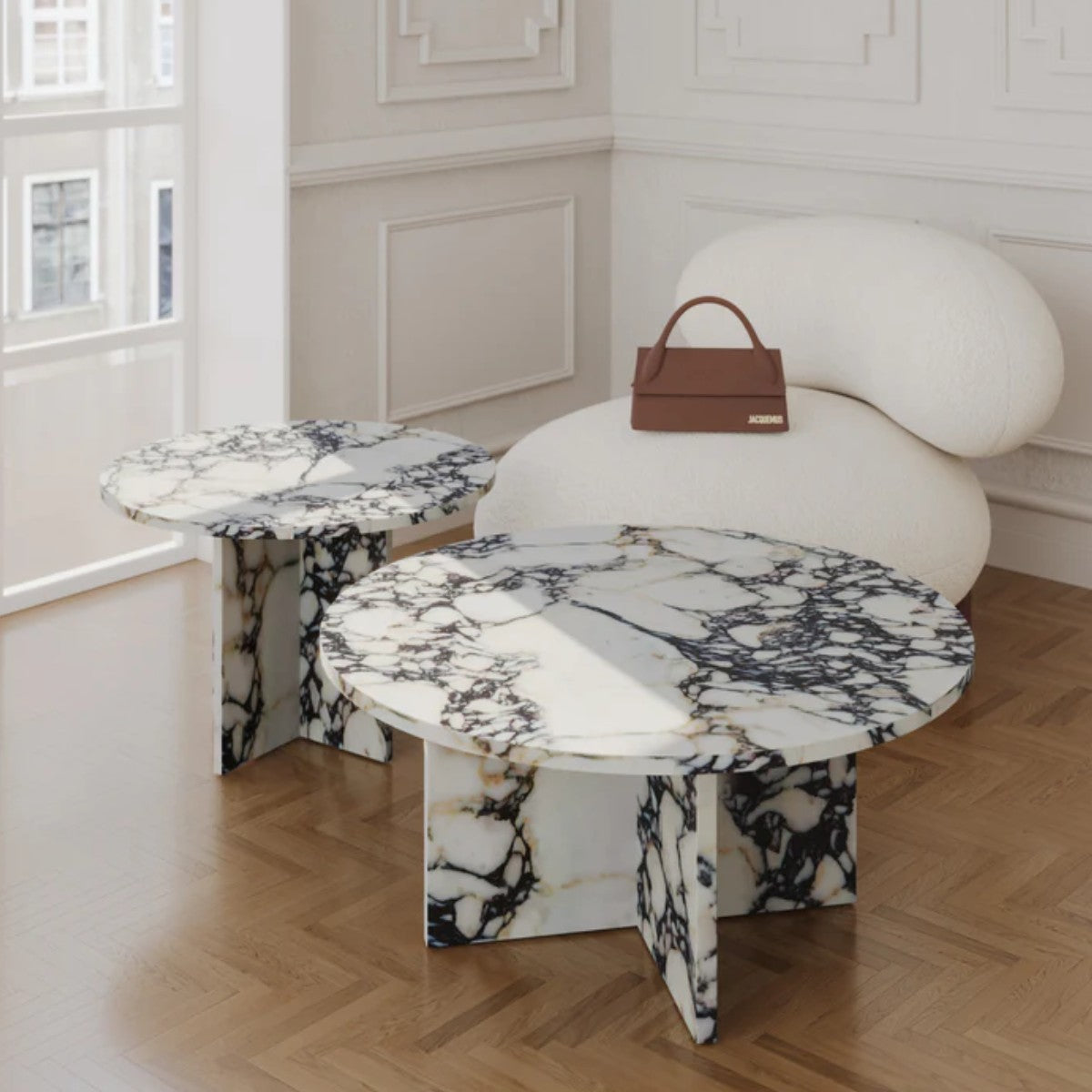 Marble Furniture | Marmo Nest of Tables - Set of Two