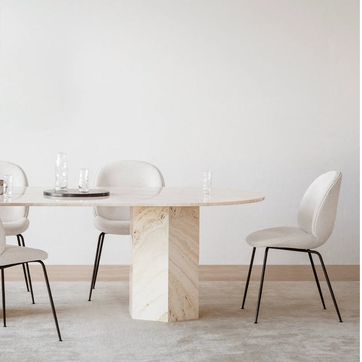 Marble Furniture | Ivory Luxe Dining Table