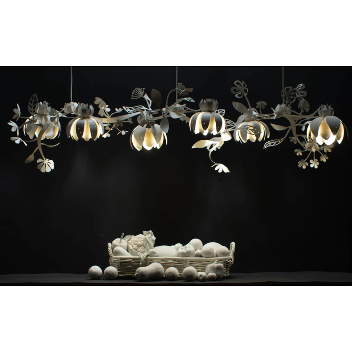 Porta Romana | Botanica Ceiling Light | Kashmir and Bodu Gold