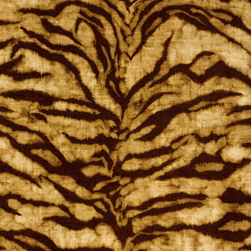 Schumacher | Tigre Linen Print fabric - 174160