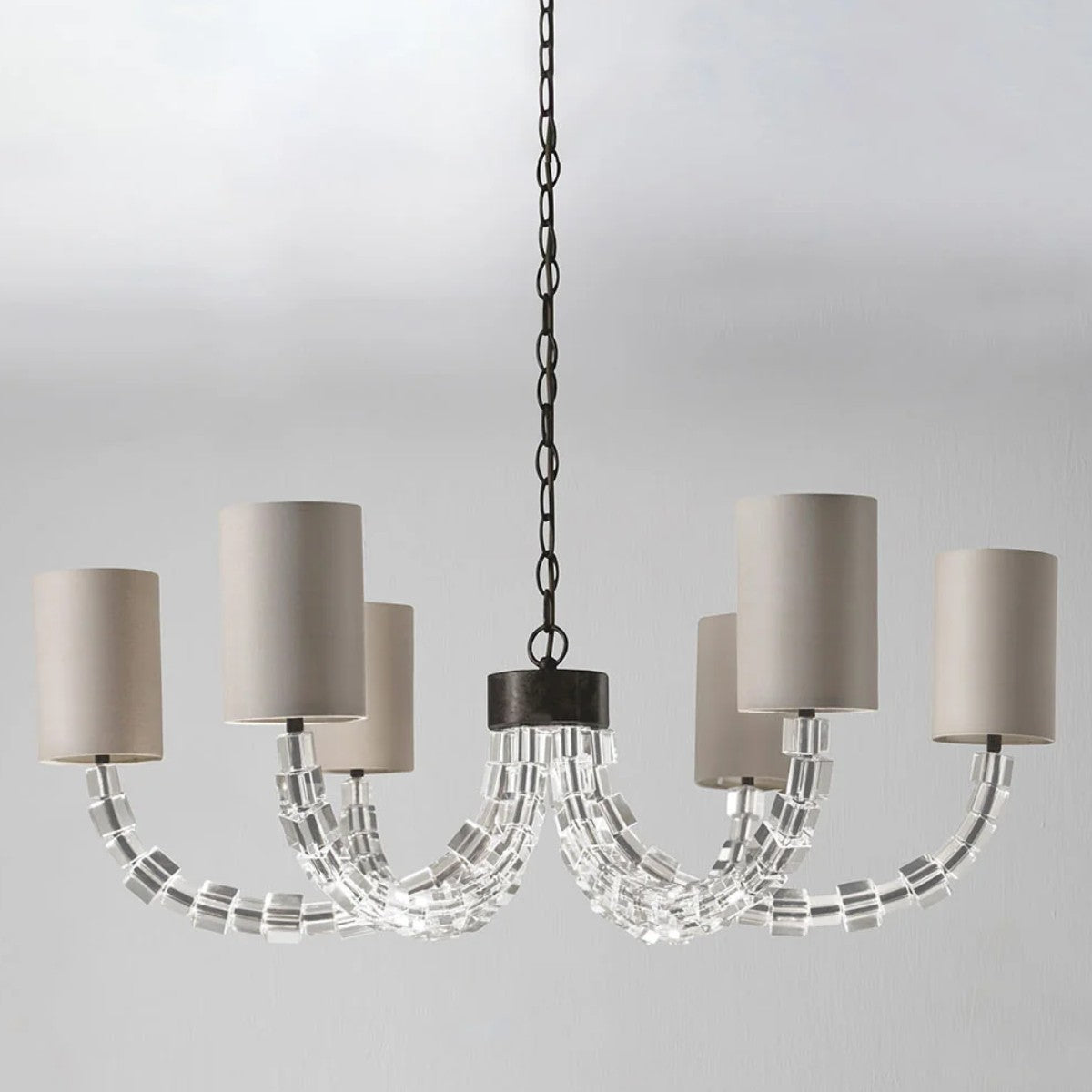 Porta Romana | Round Lartigue Chandelier