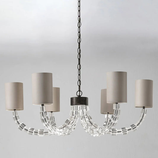 Porta Romana | Round Lartigue Chandelier