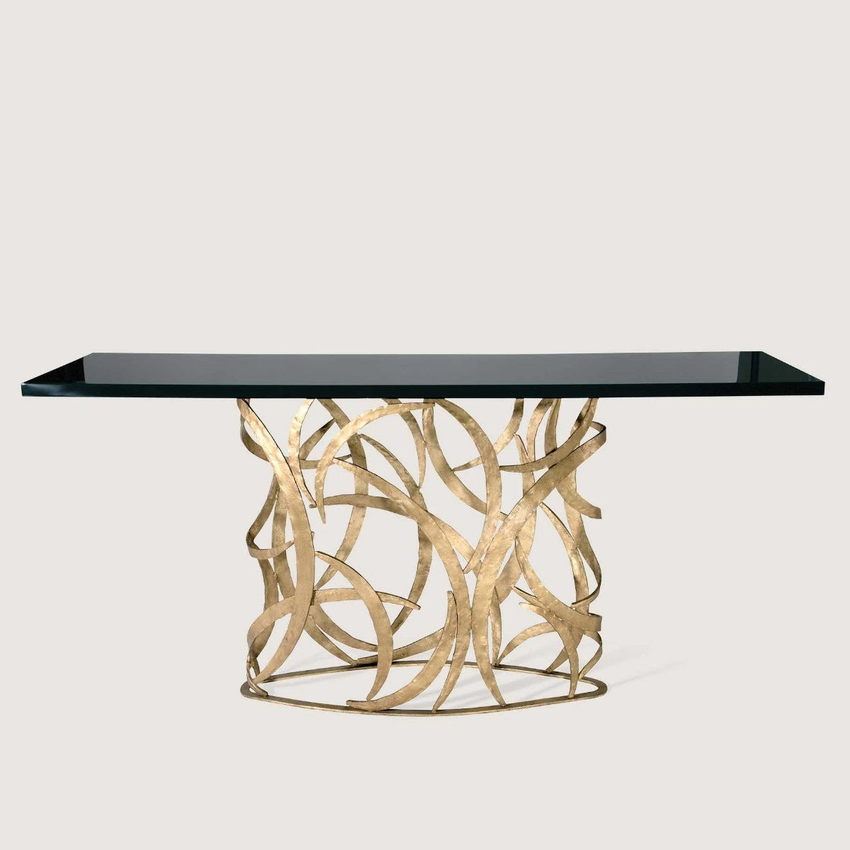 Porta Romana I Elliptical Miro Console Table