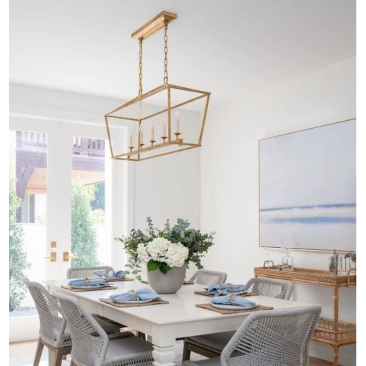 Visual Comfort | Chapman & Myers | Darlana Medium Linear Lantern