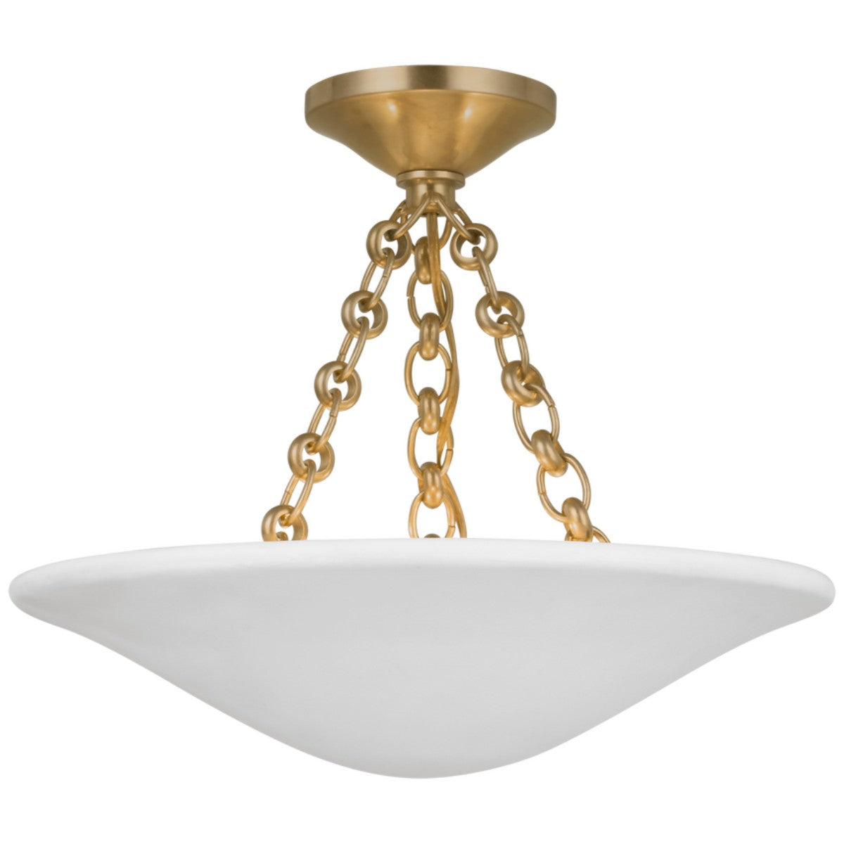 Visual Comfort | AERIN | Mollino 16`` Semi Flush Mount