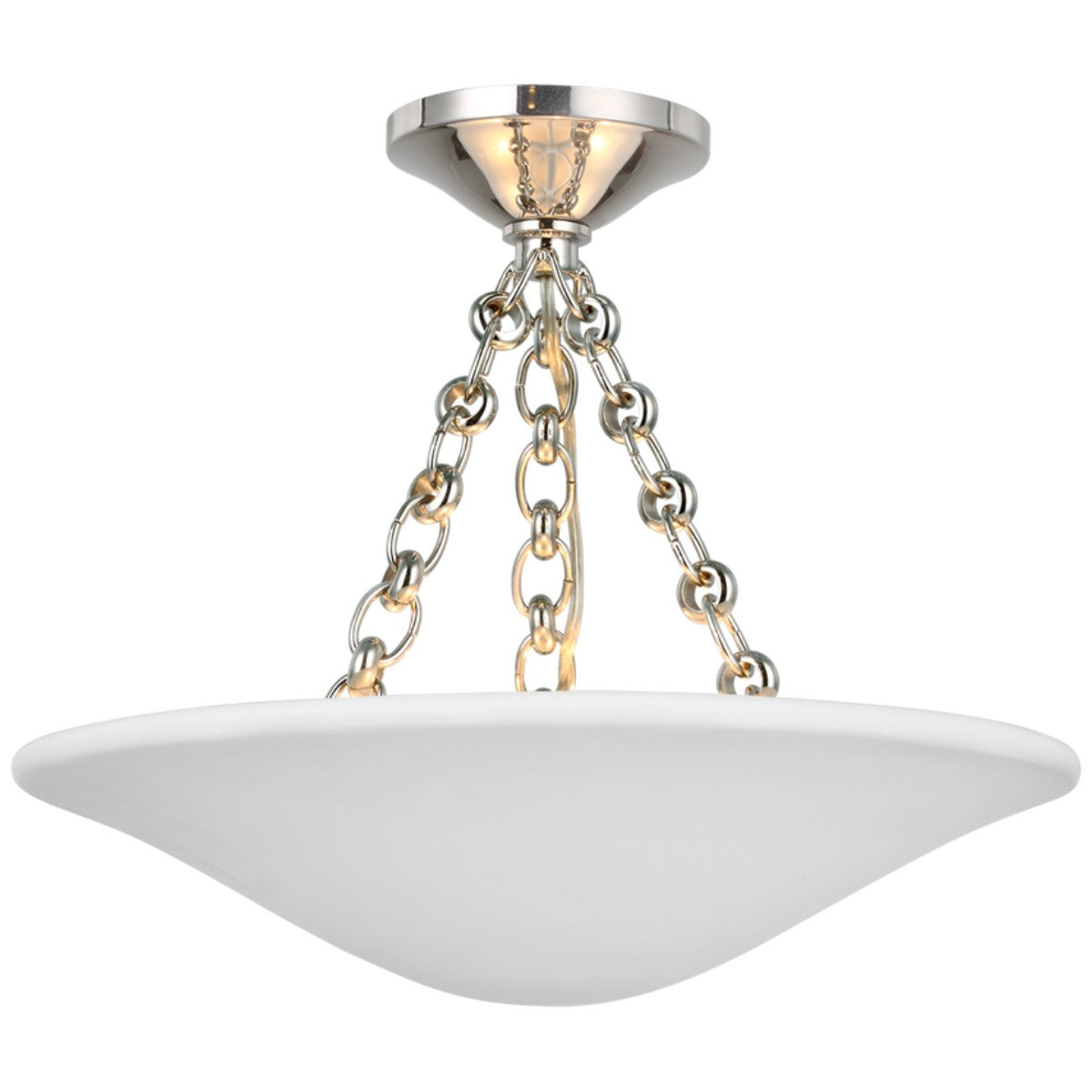 Visual Comfort | AERIN | Mollino 16`` Semi Flush Mount