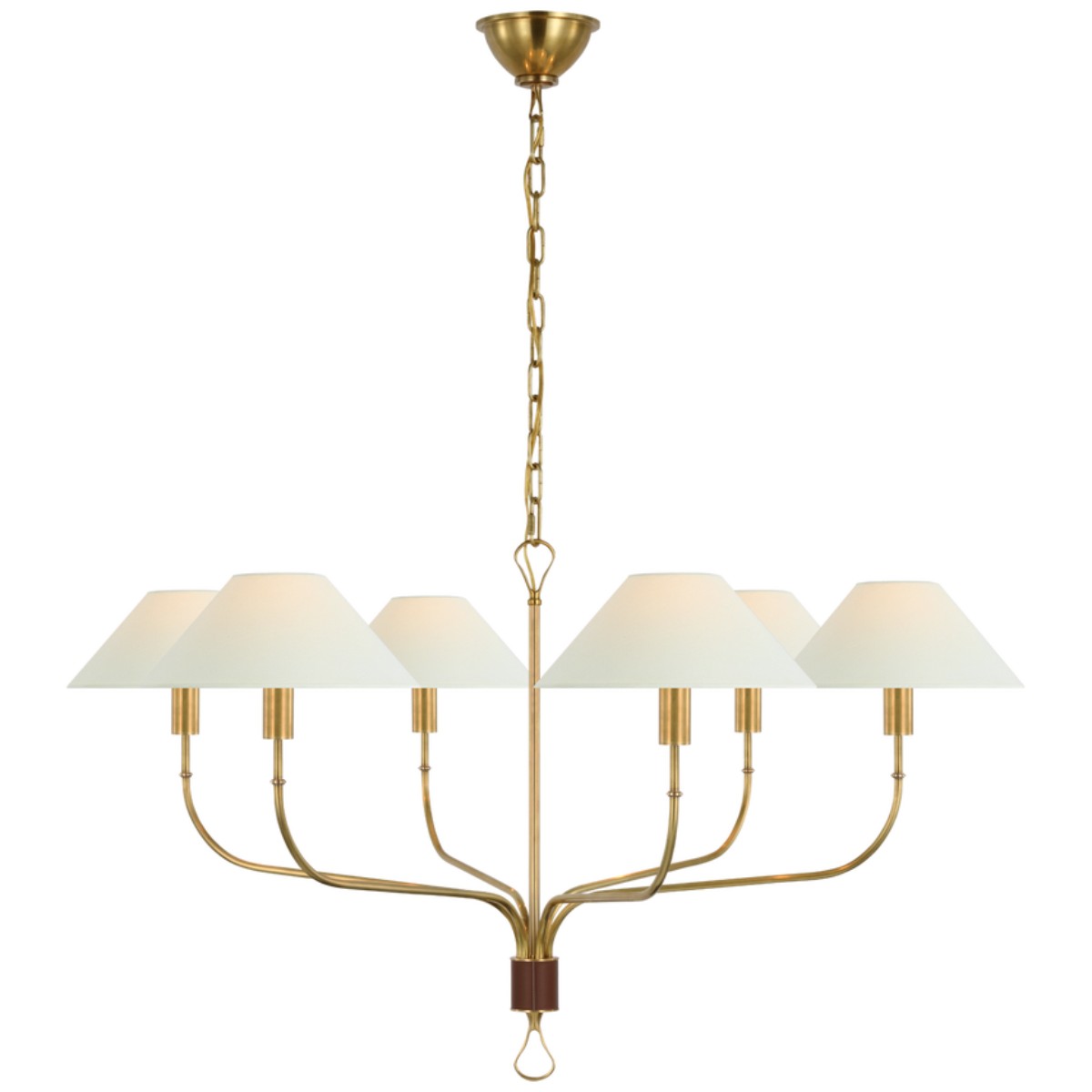 Visual Comfort | Amber Lewis | Griffin Extra Large Tail Chandelier