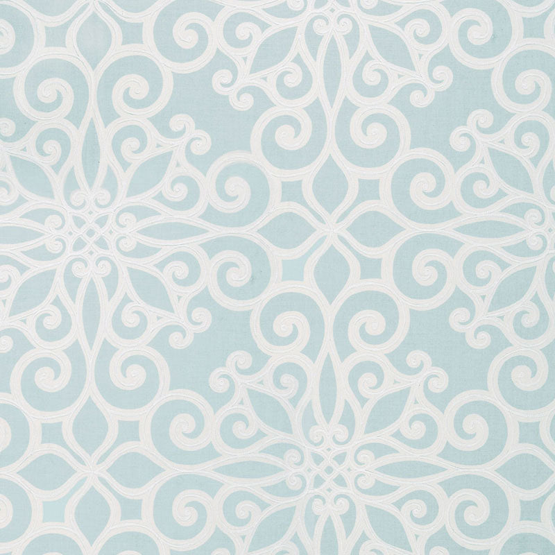 Schumacher | Rosegate Embroidered Print fabric - 174560