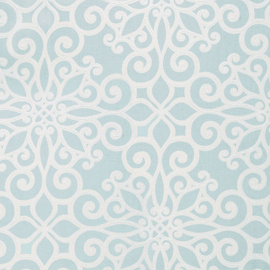 Schumacher | Rosegate Embroidered Print fabric - 174560