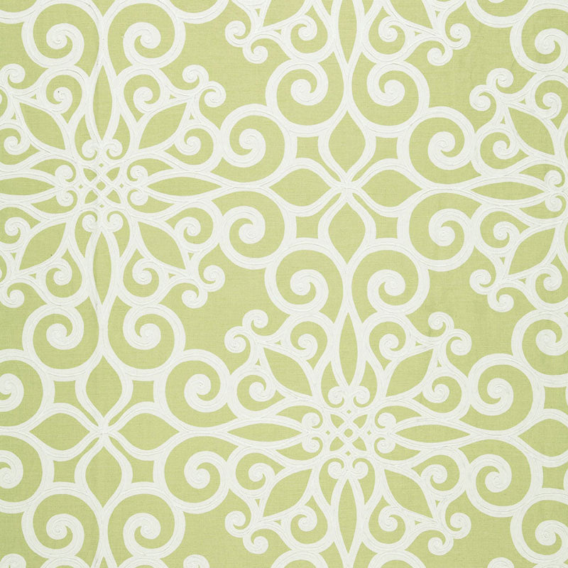 Schumacher | Rosegate Embroidered Print fabric - 174563