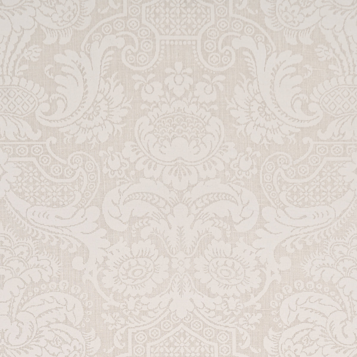 Schumacher | Padova Damask Natural fabric - 174600