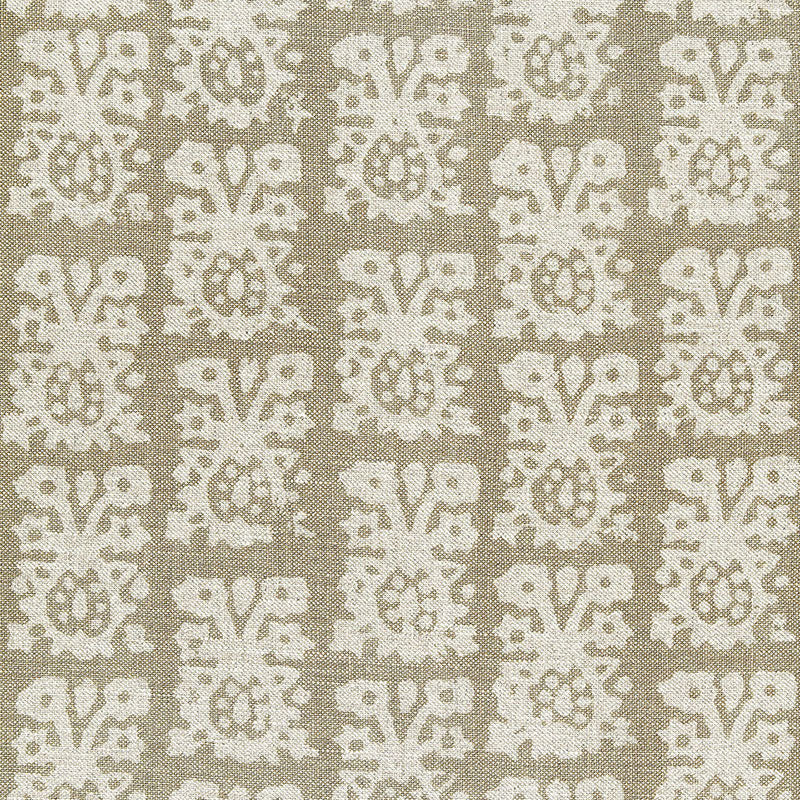Schumacher | Jakarta Linen Print fabric - 174631