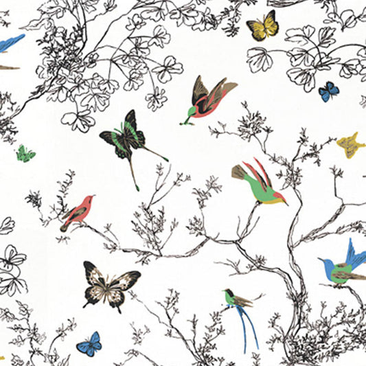 Schumacher | Birds & Butterflies fabric - 174760