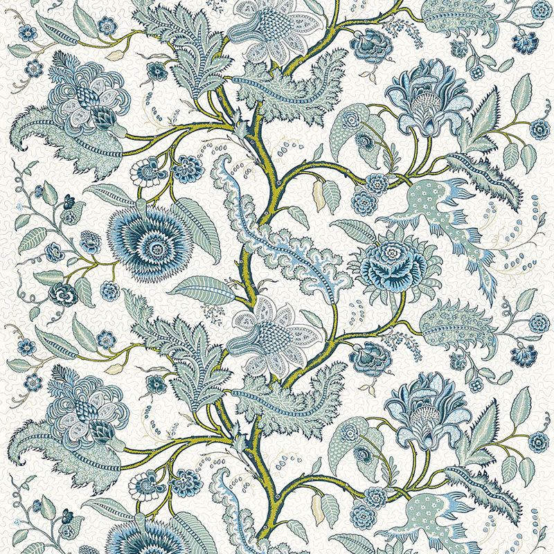 Schumacher | Sinhala Linen Print fabric - 174812