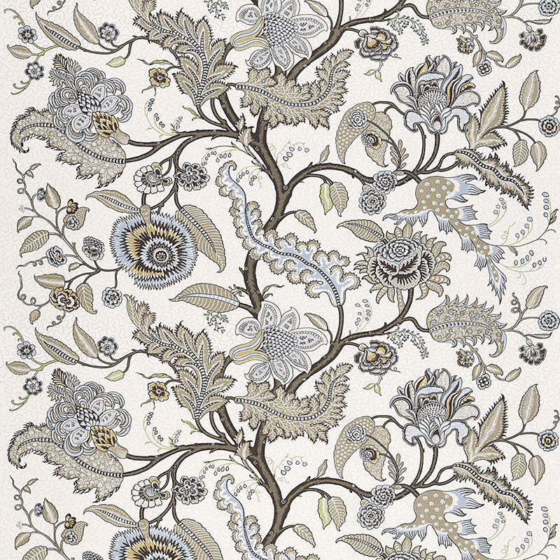 Schumacher | Sinhala Linen Print fabric - 174813
