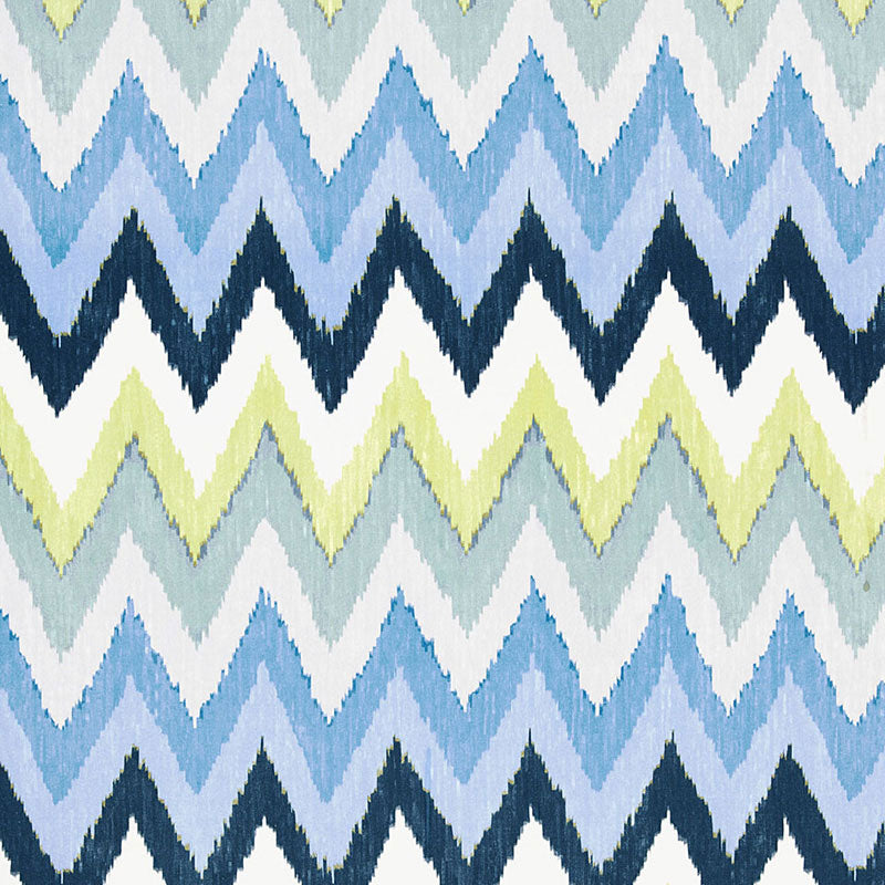 Schumacher | Adras Ikat Print fabric - 174822