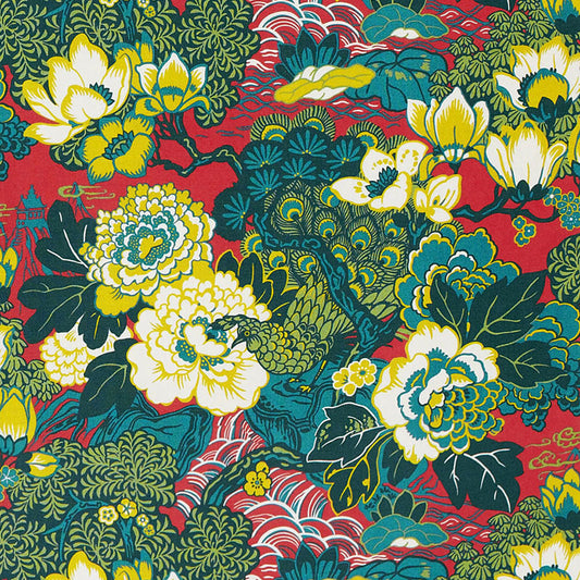 Schumacher | Shanghai Peacock fabric - 175130
