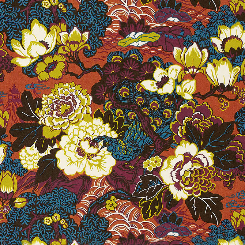 Schumacher | Shanghai Peacock fabric - 175132