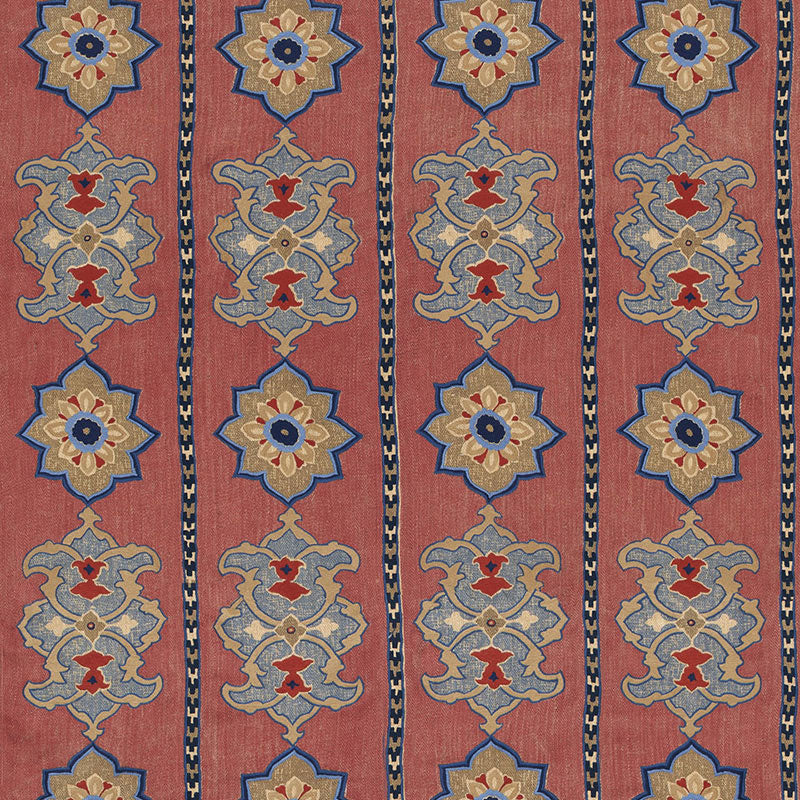 Schumacher | Temara Hand-Embroidered Print fabric - 175180