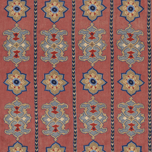 Schumacher | Temara Hand-Embroidered Print fabric - 175180