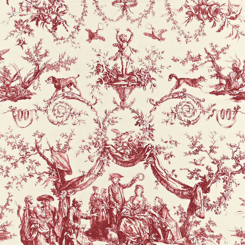 Schumacher | Le Couronnement de la Rosiere fabric - 175270