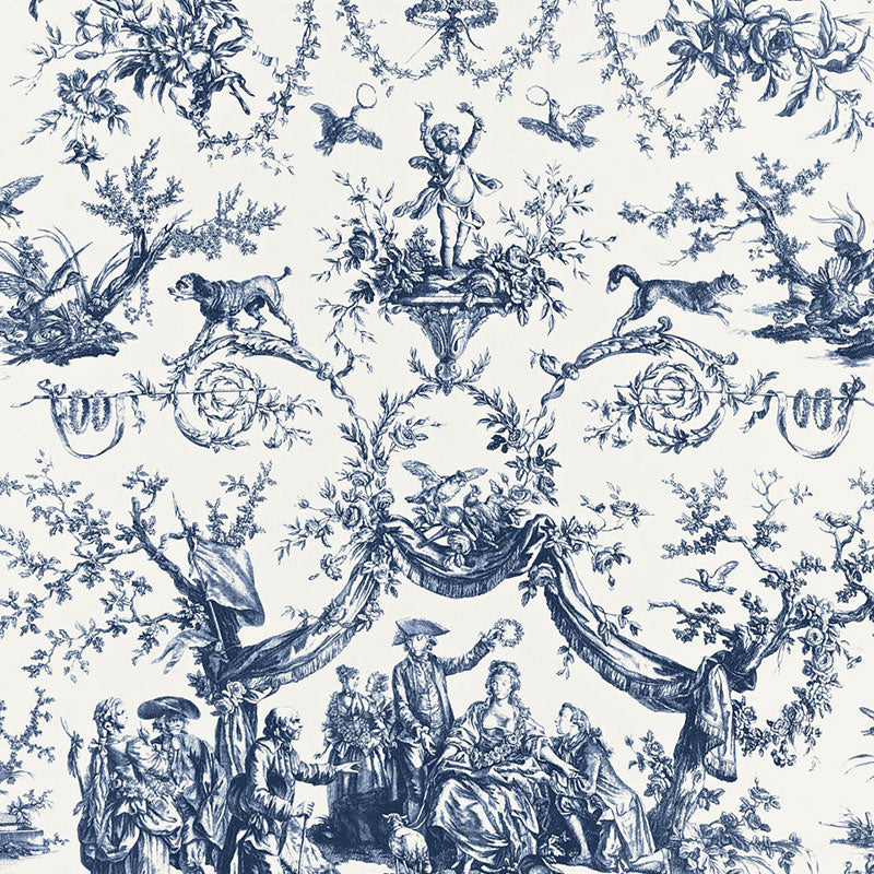Schumacher | Le Couronnement de la Rosiere fabric - 175271