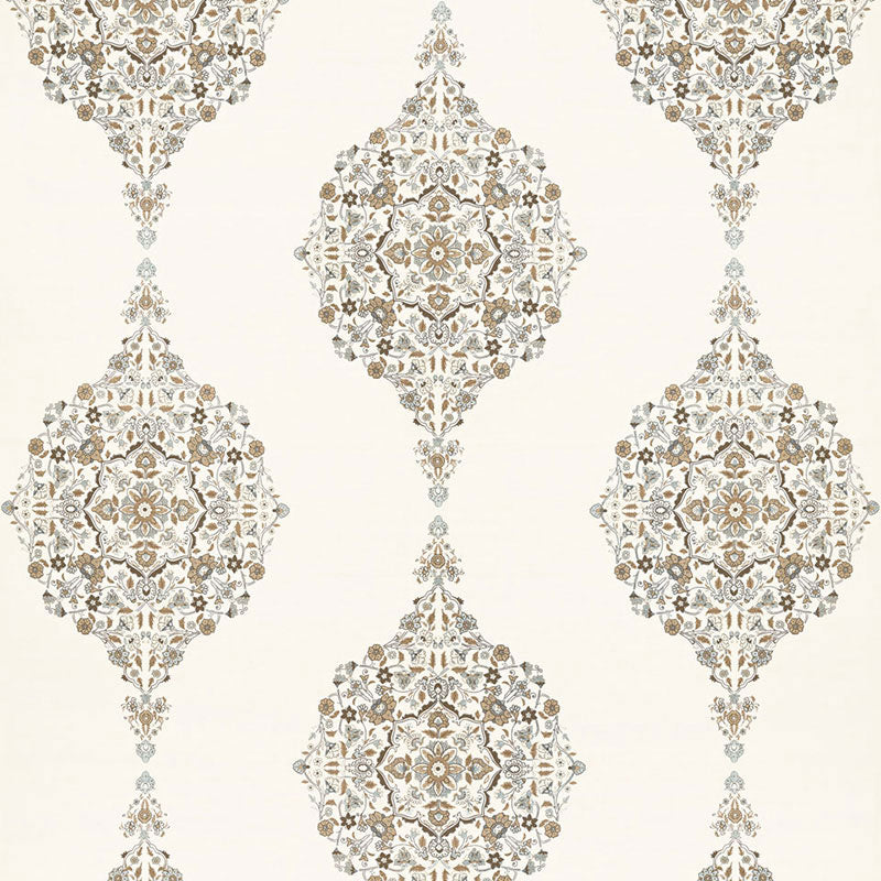 Schumacher | Mehndi Linen Print fabric - 175320