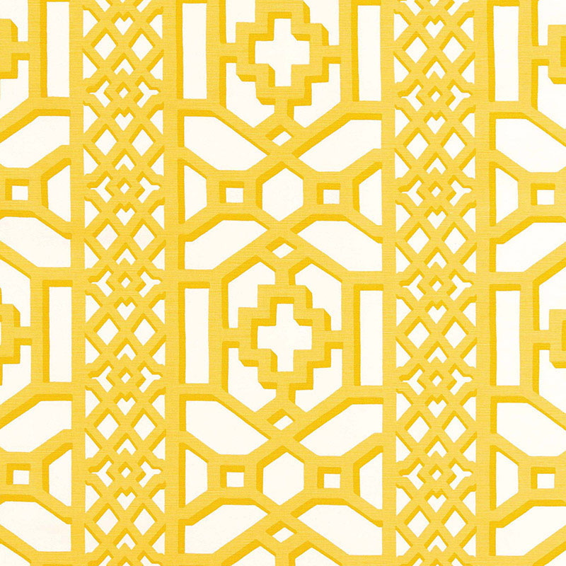 Schumacher | Zanzibar Trellis Chintz fabric - 175730