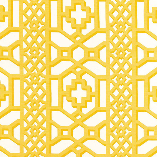 Schumacher | Zanzibar Trellis Chintz fabric - 175730
