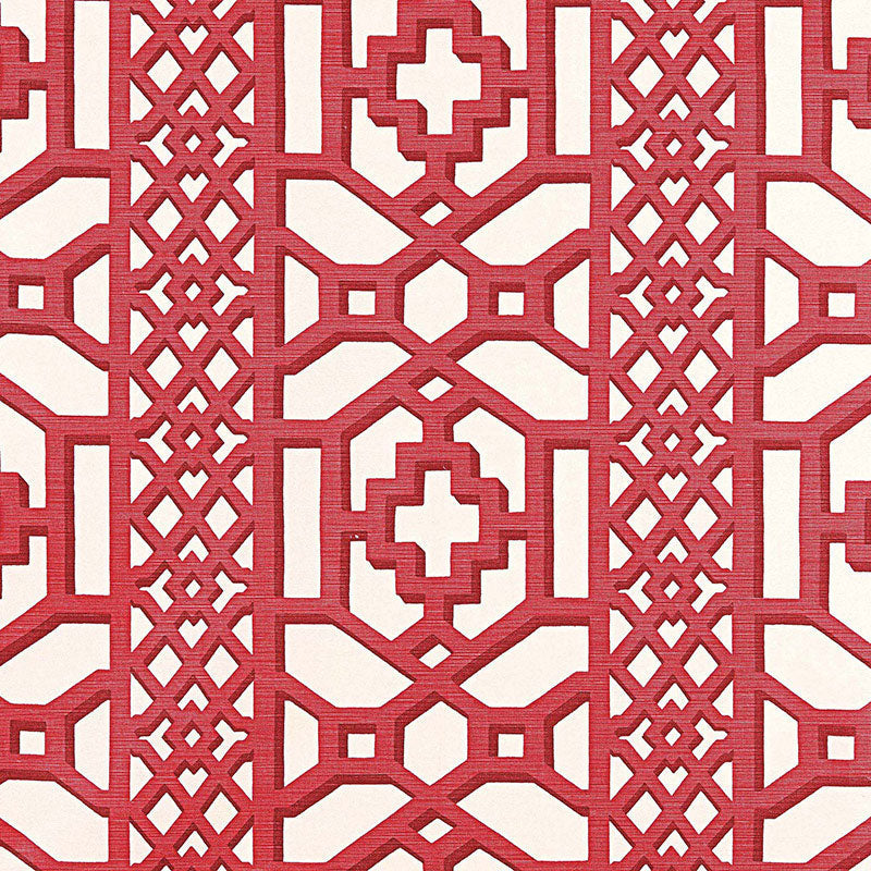 Schumacher | Zanzibar Trellis Chintz fabric - 175732