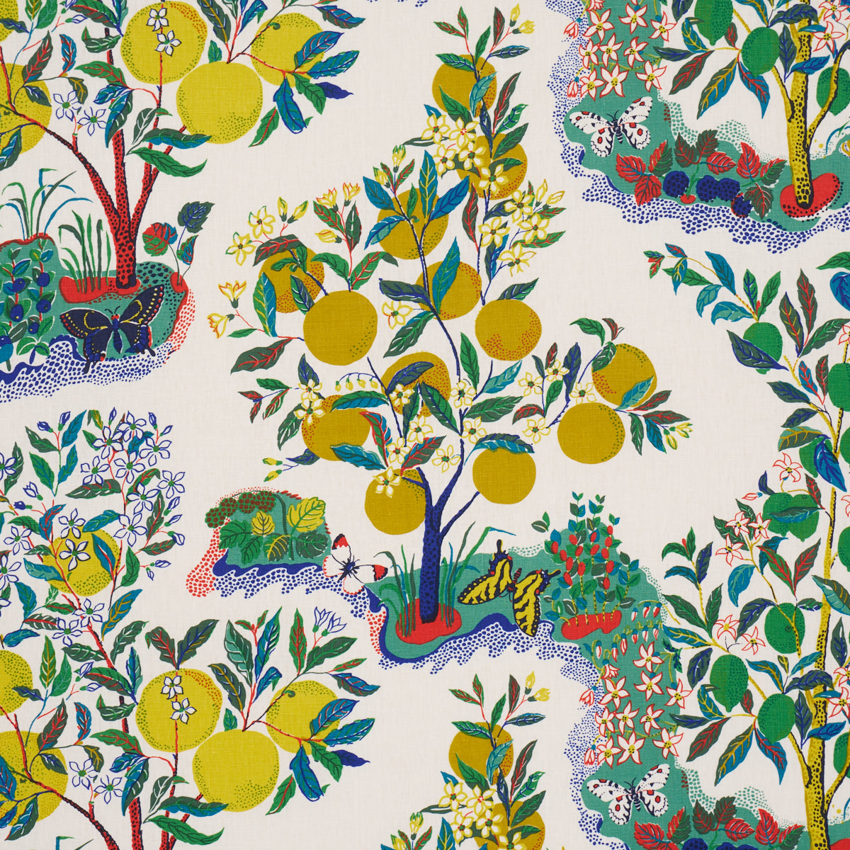 Schumacher | Citrus Garden fabric - 175760