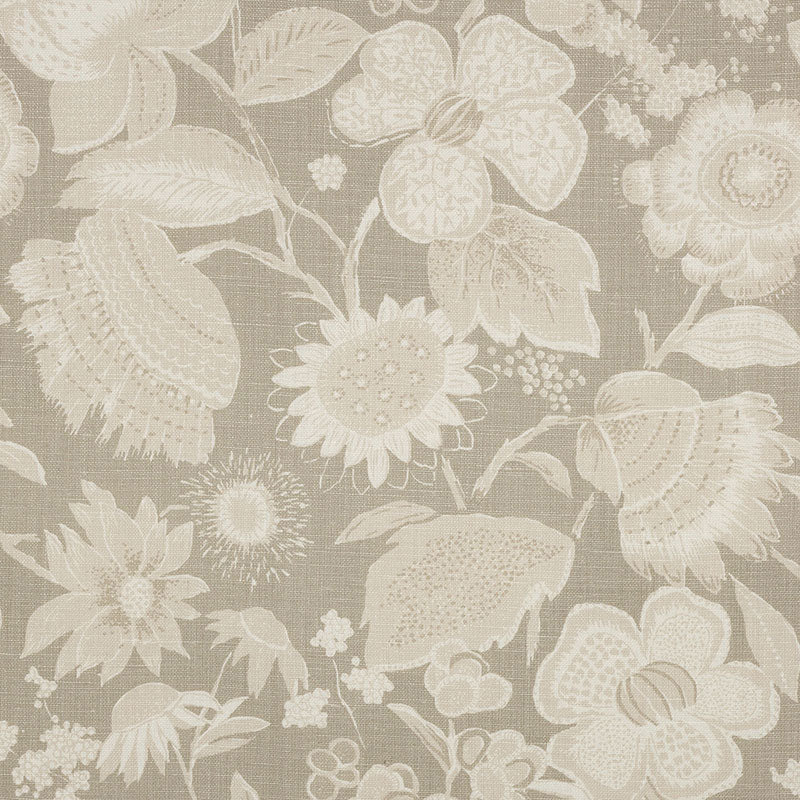 Schumacher | Tikki Garden Linen fabric - 175850