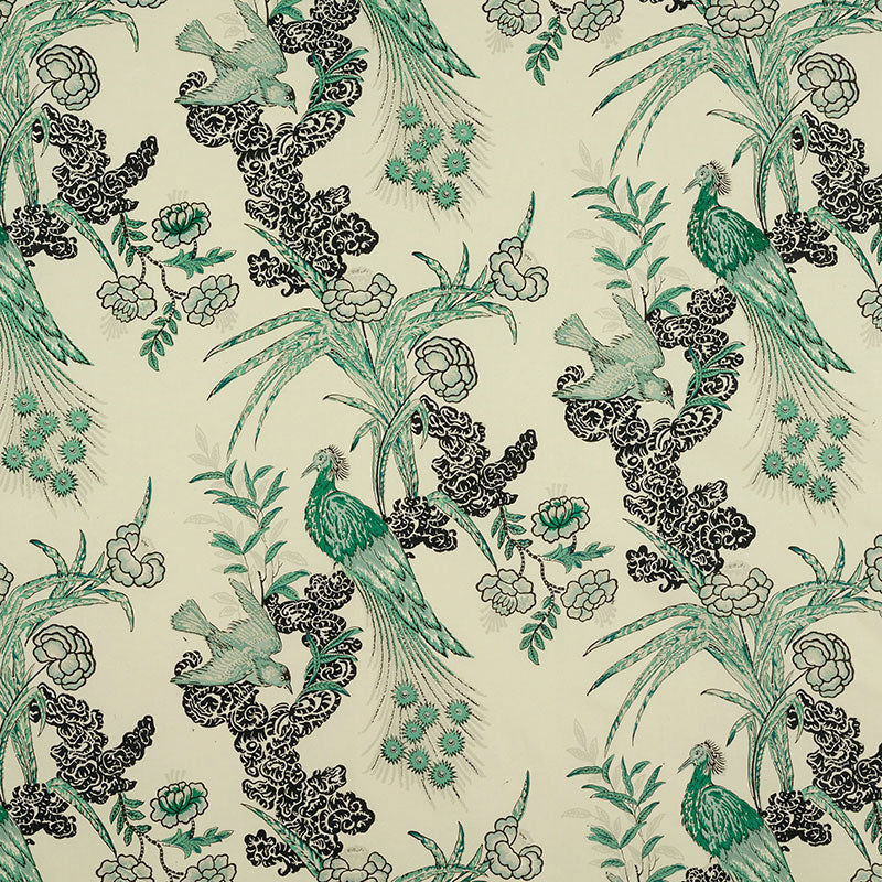 Schumacher | Peacock fabric - 175911
