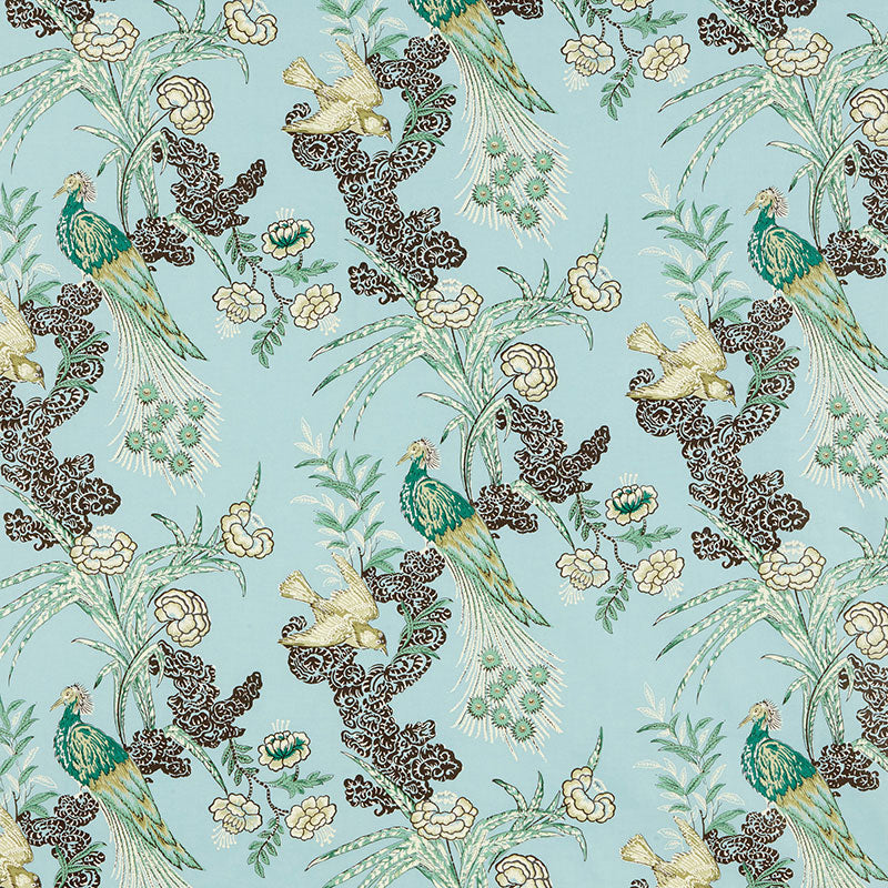 Schumacher | Peacock fabric - 175912