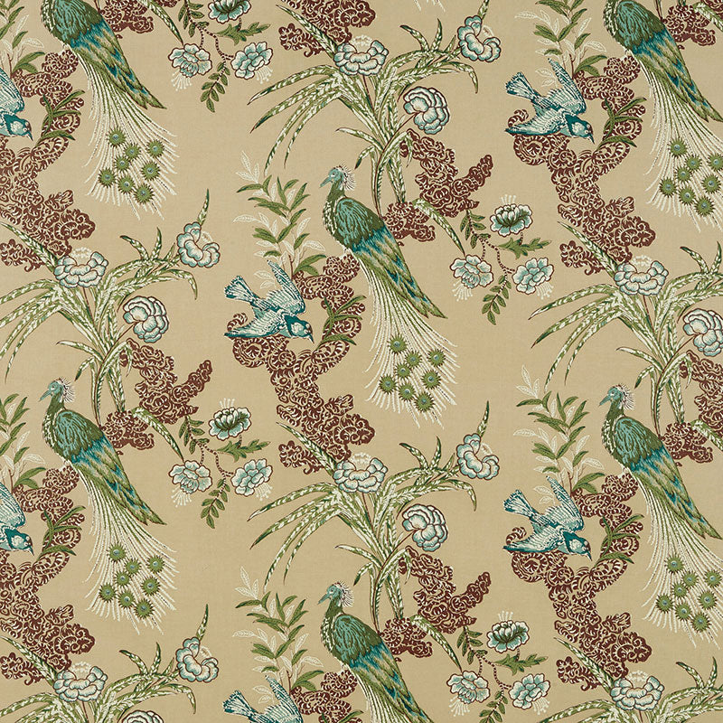 Schumacher | Peacock fabric - 175914