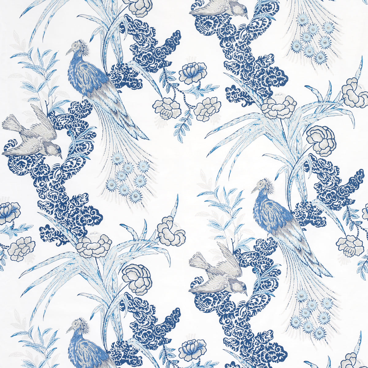 Schumacher | Peacock fabric - 175915