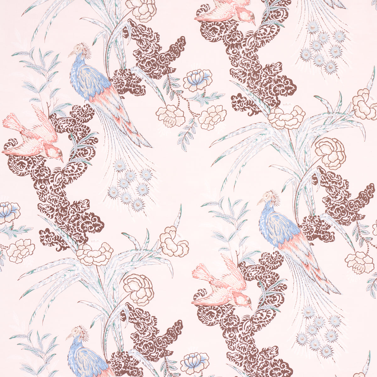 Schumacher | Peacock fabric - 175916