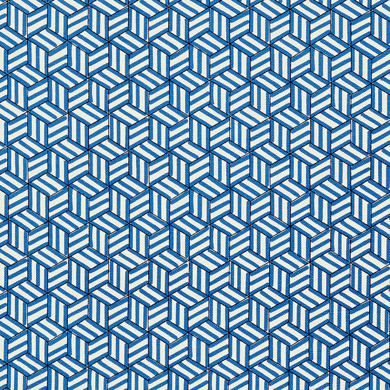 Schumacher | Tumbling Blocks fabric - 176041