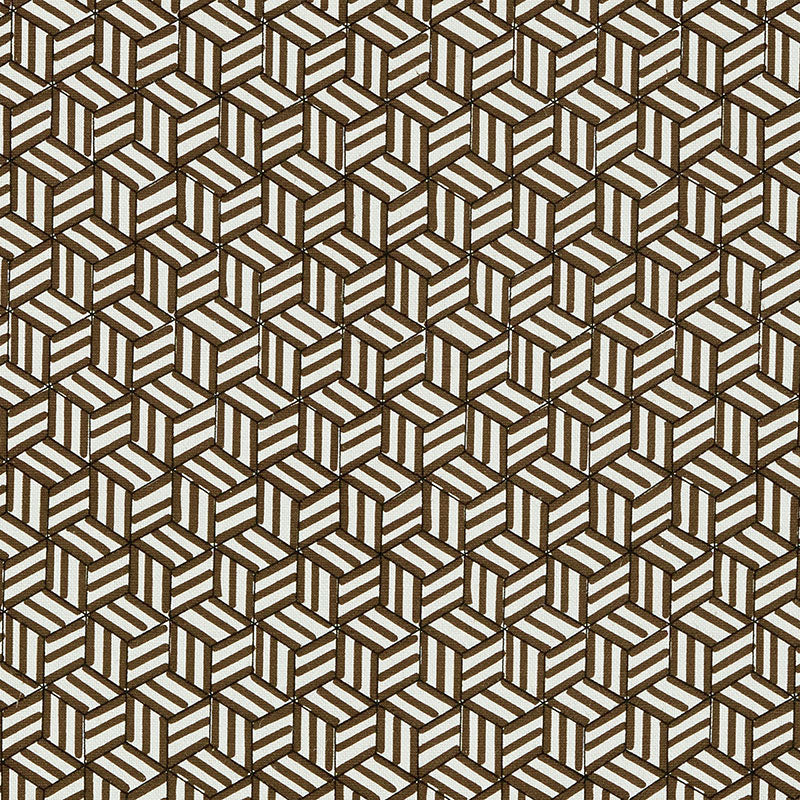 Schumacher | Tumbling Blocks fabric - 176042