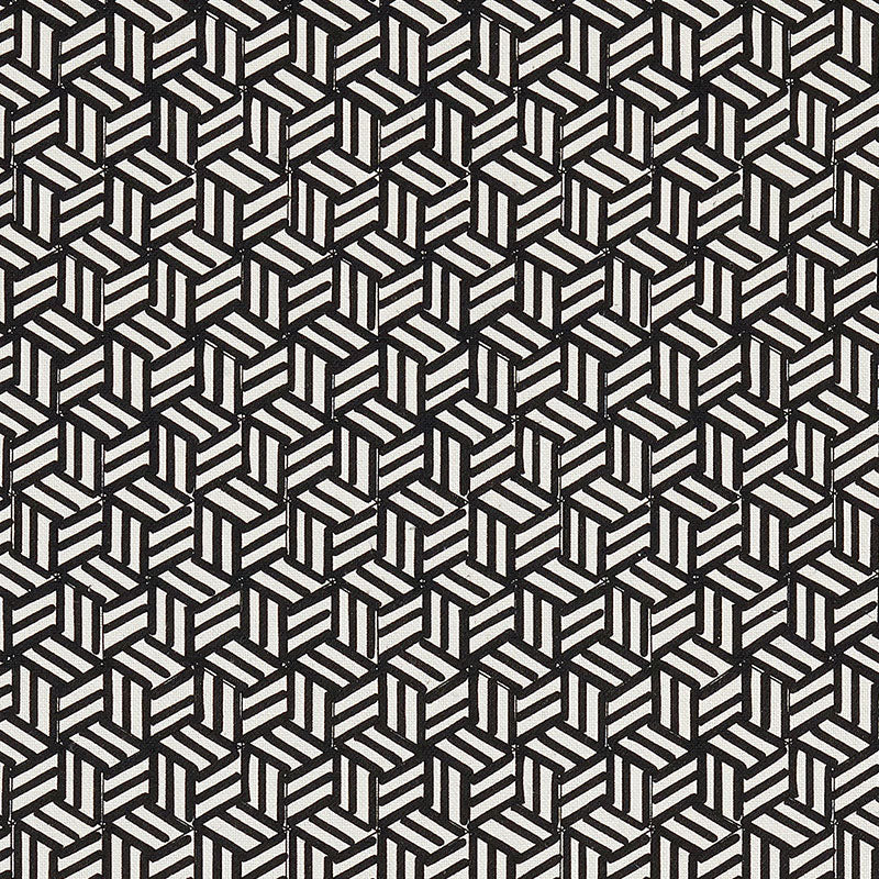 Schumacher | Tumbling Blocks fabric - 176043
