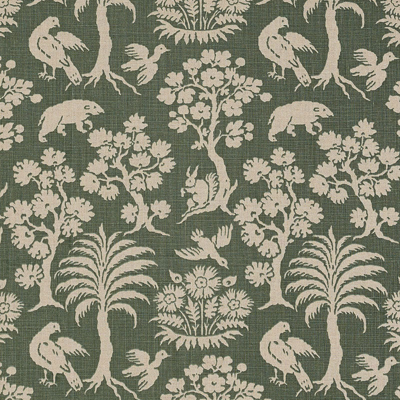 Schumacher | Woodland Silhouette fabric - 176173