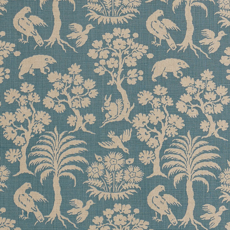 Schumacher | Woodland Silhouette fabric - 176174