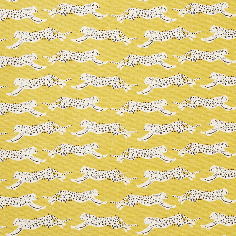 Schumacher | Leaping Leopards fabric - 177740