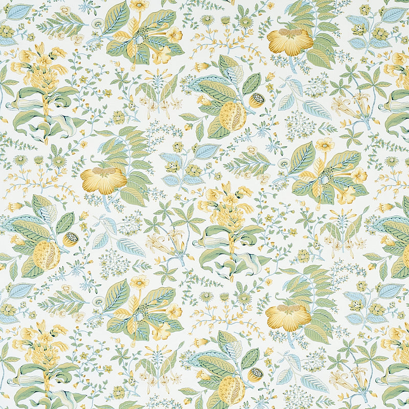 Schumacher | Pomegranate Botanical fabric - 178123