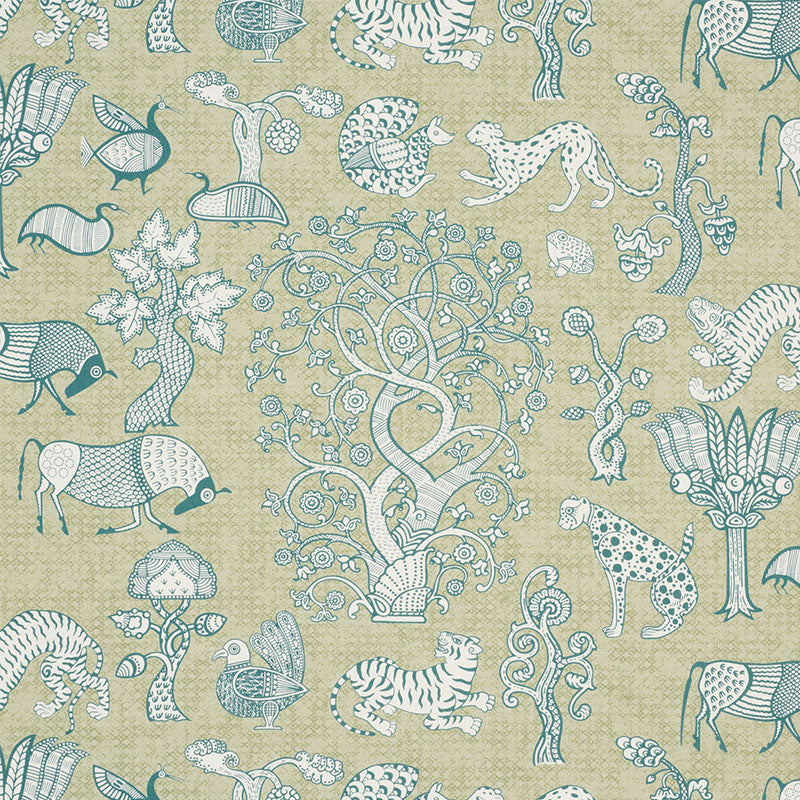 Schumacher | Animalia fabric - 178321