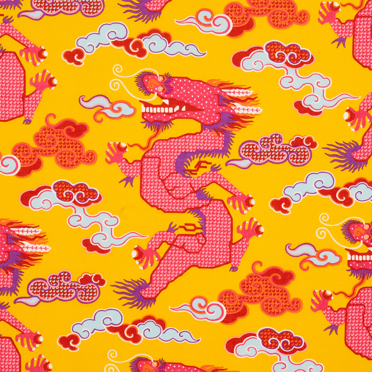 Schumacher | Magical Ming Dragon fabric - 178591