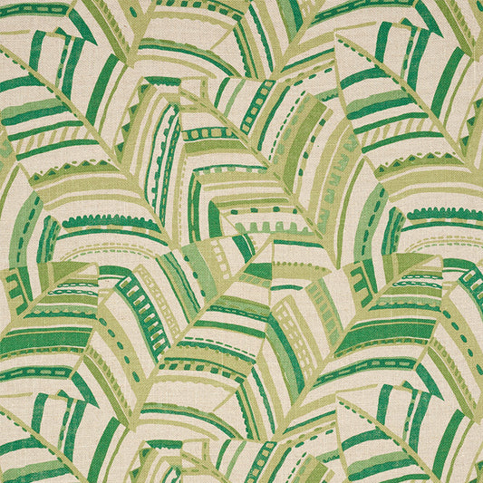 Schumacher | Deco Leaves fabric - 178650