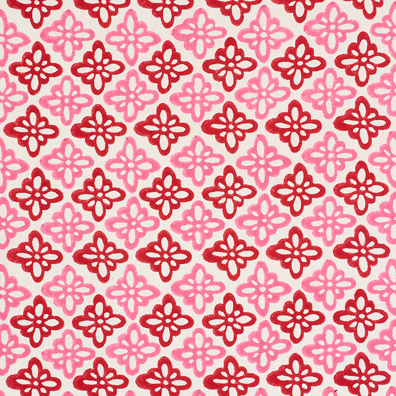 Schumacher | Pattee Hand Block Print fabric - 179300